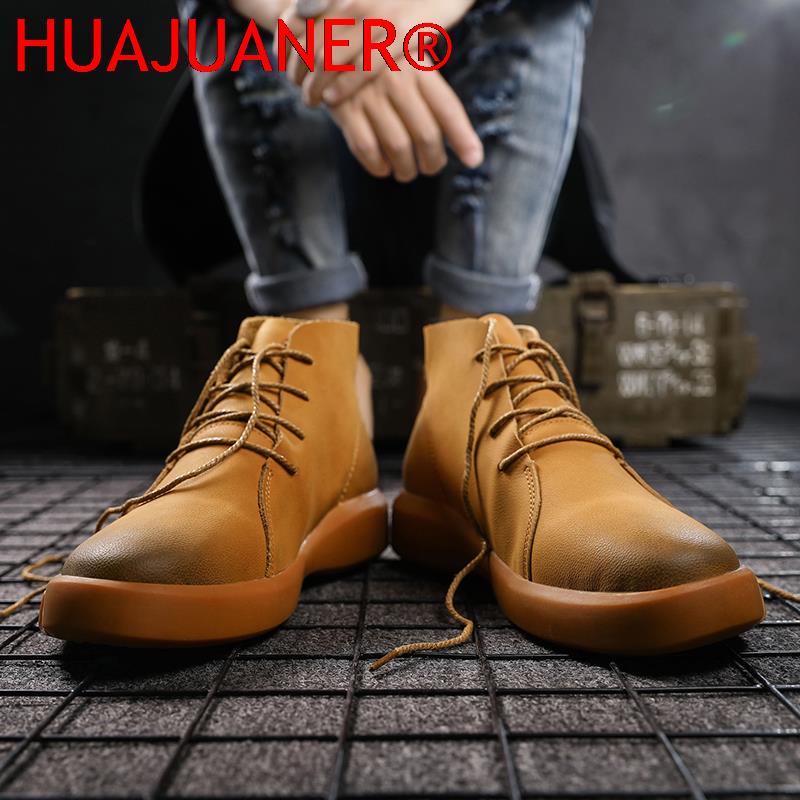 أحذية تشيلسي رجالية فاخرة للشت - مراجعة Leather Work Boots وسعره